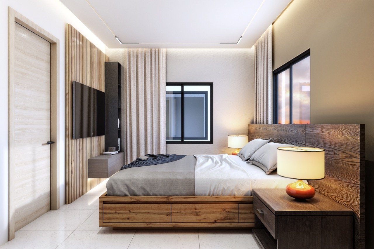 Habitación principal apartamento Tipo A